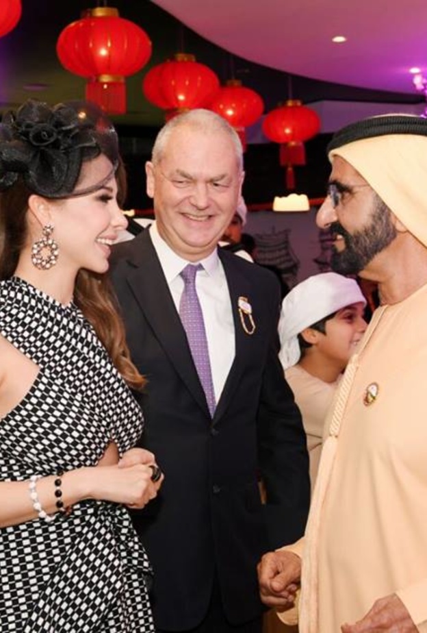 نانسي عجرم تقابل الشيخ محمد بن راشد