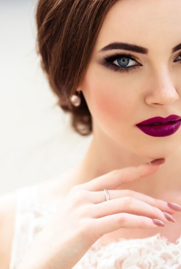 اظافر عروس دائرية وناعمة