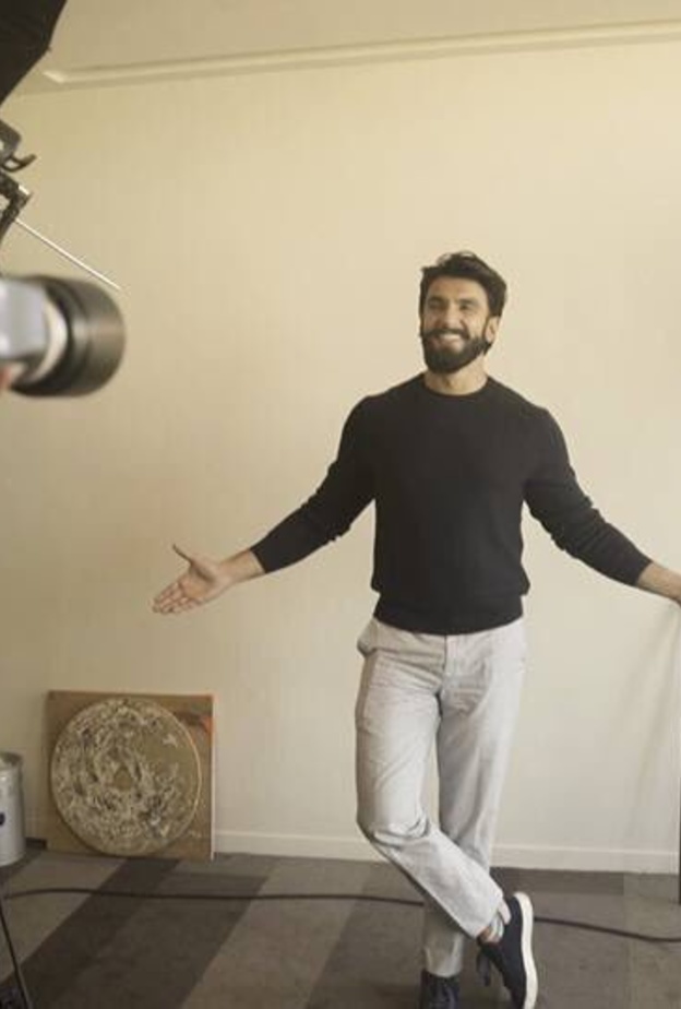 هدية عيد ميلاد رانفير سينغ تمثال شمعي في باريس