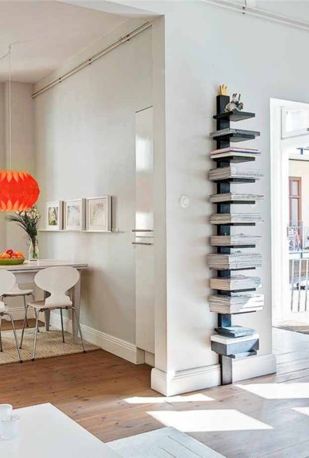 سلل القش و الطاولات المعدنية حلا مثاليا في ديكور المساحات الصغيرة