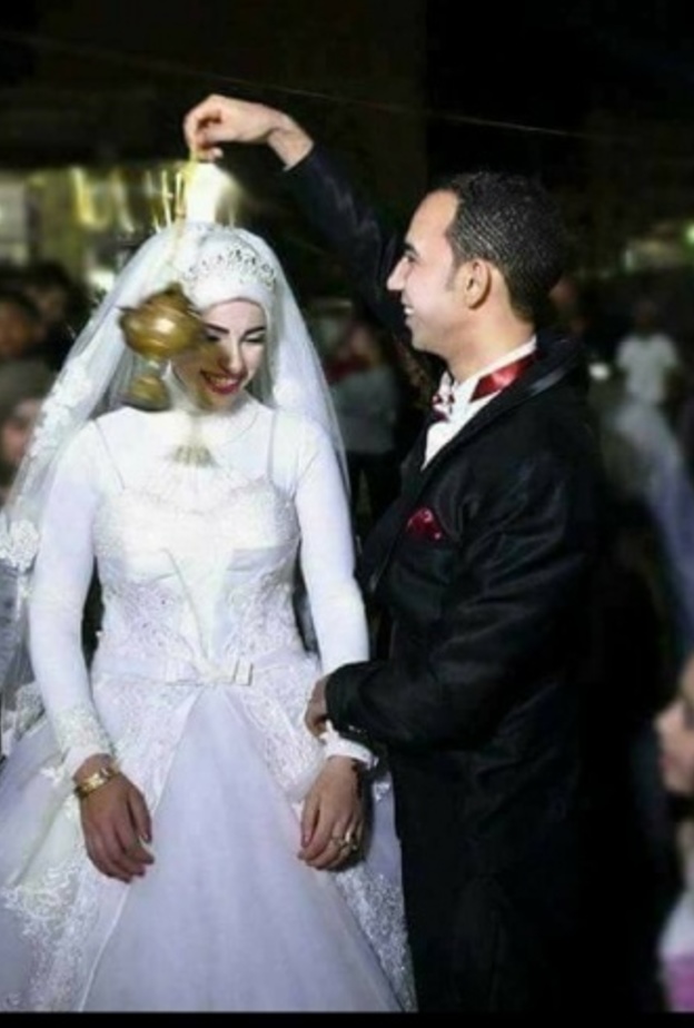العروس فارقت الحياة اثناء الاحتفال بزفافها.