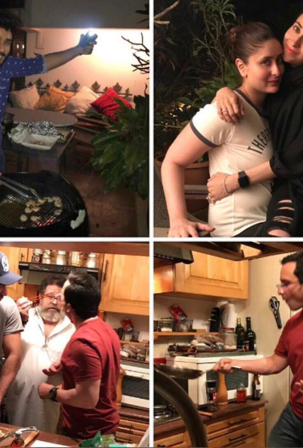 رانبير كابور و سيف علي خان توليا مهام الطهي