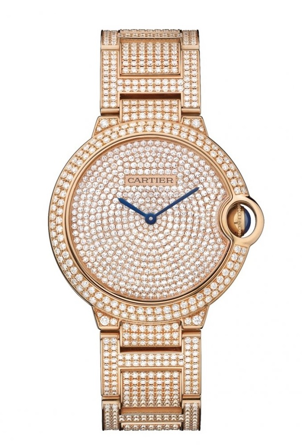 ساعة فان كليف آند أربلز من الذهب الوردي والماس