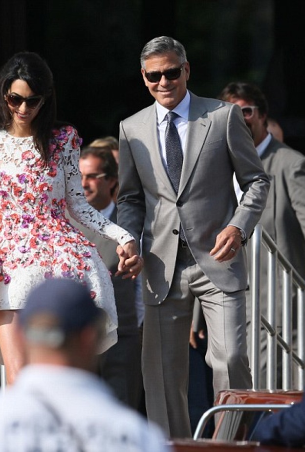 جورج كلوني توجه مع زوجته امل علم الدين إلى مراكش لقضاء شهر العسل