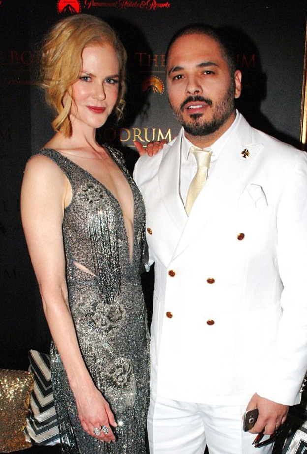 الفنان رامي عياش على طاولة العشاء مع الممثلة نيكول كيدمان