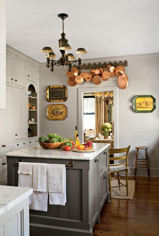 ديكور مطبخ بسيط بأسلوب الفينتاج