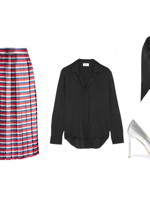 Rockins وشاح باللون الأسود من