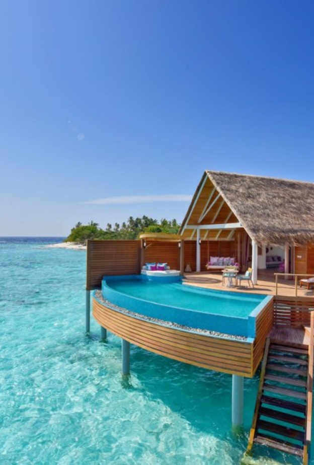 استجمام واسترخاء في المالديف.