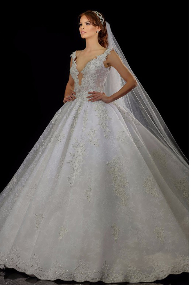 من مجموعة ابولو فاشن فستان بالتنورة المنفوشة