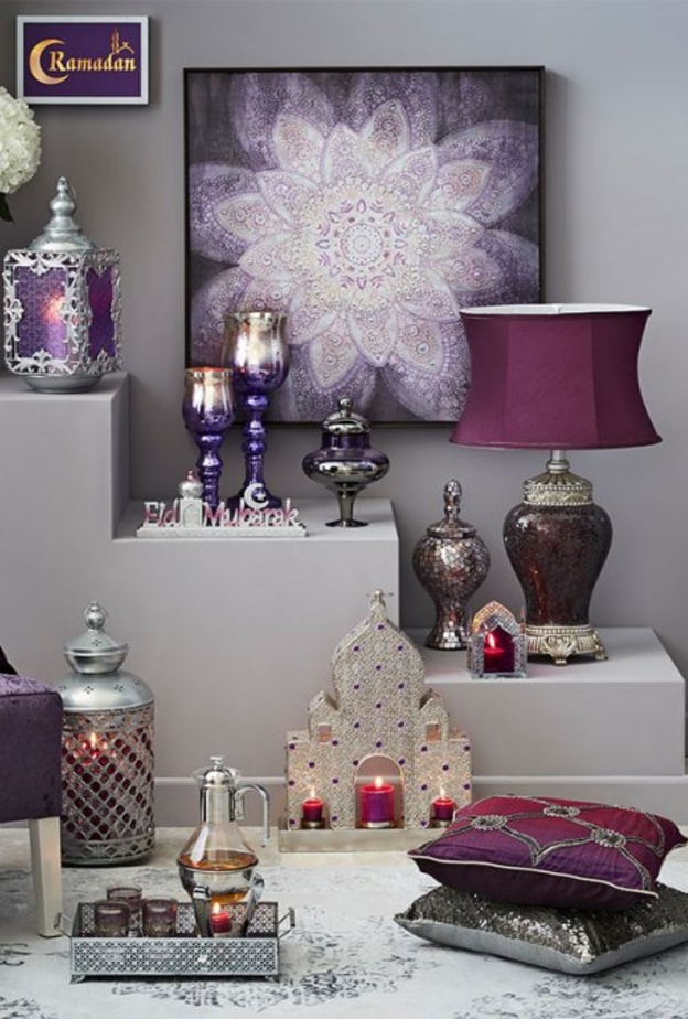 طرق أنيقة لوضع الشموع لتزيين المنزل في رمضان 2017