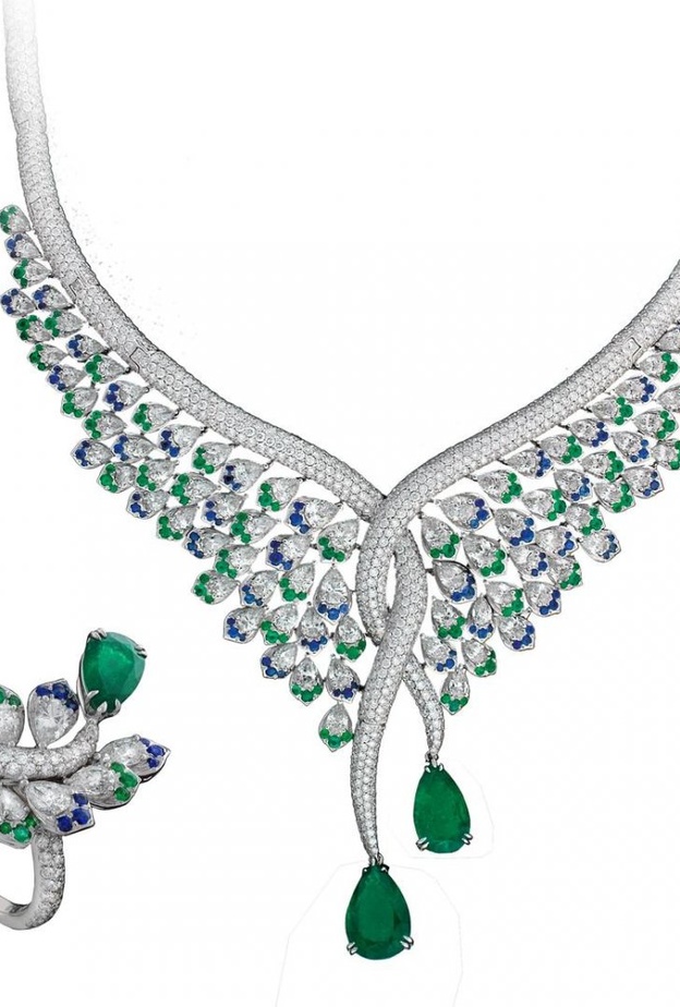 تصاميم أطقم الماس 2017