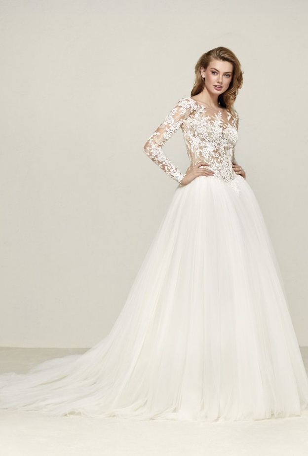 مجموعة فساتين برونوفياس 2018 لعروس عصرية