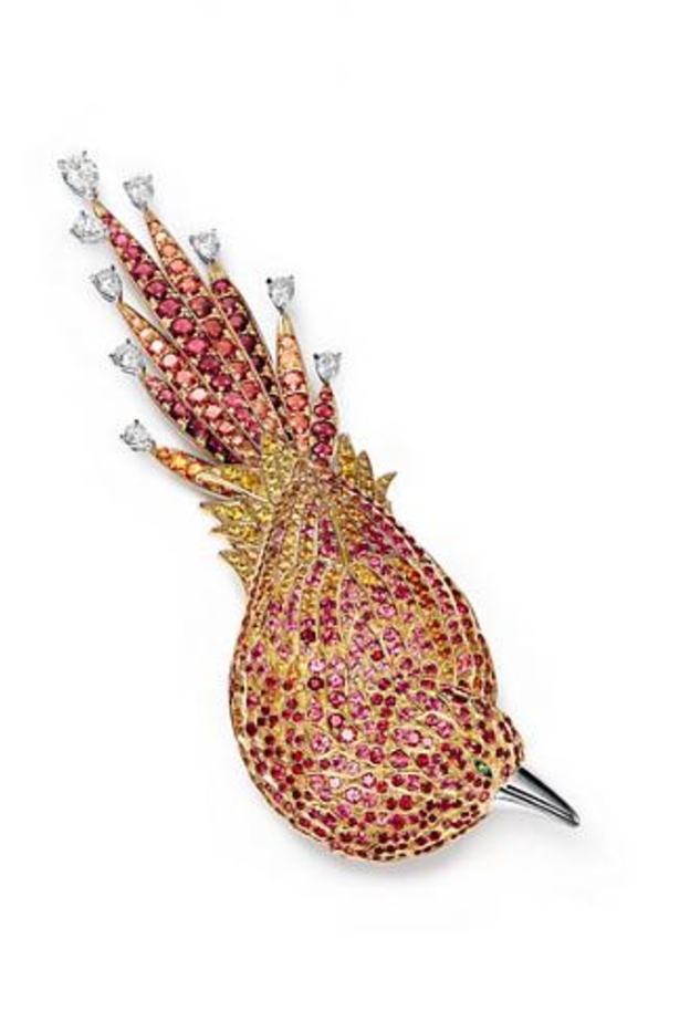 بروش الأحجار الكريمة من أبرز موضة مجوهرات 2017