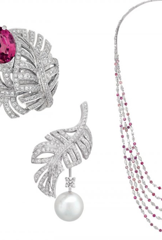 طقم من مجموعة Plume De Chanel