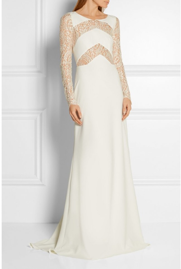 اجمل فساتين بيضاء للعروس لشهر العسل