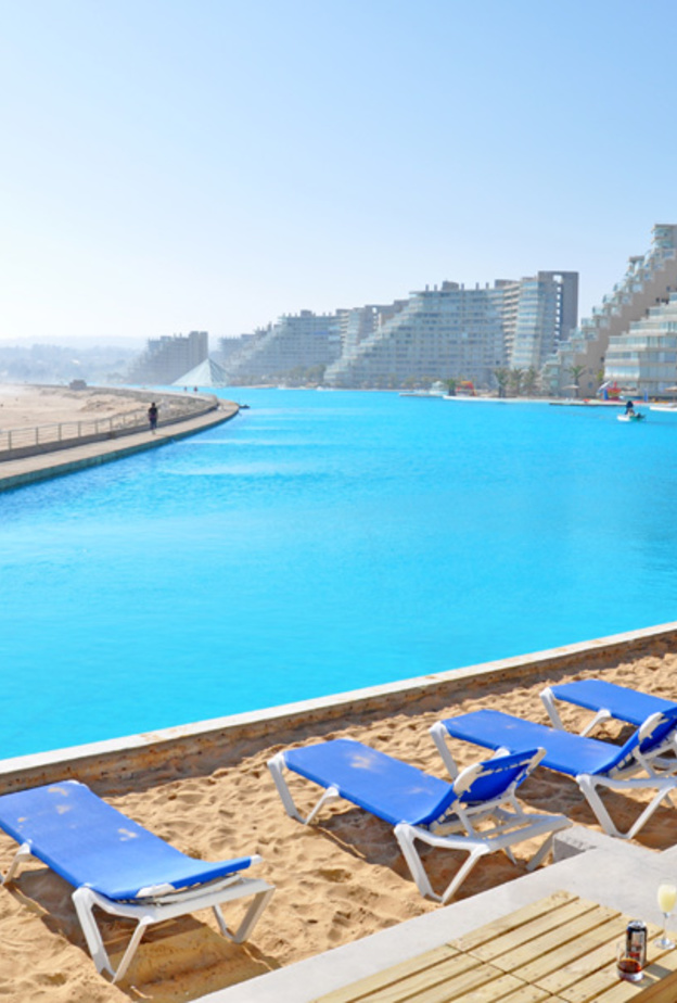 مسبح الشرفة في فندق انتركنتينتال دبي فيستيفال سيتي - اطلالة بانورانية على خور دبي