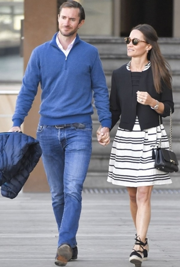 بيبا ميدلتون في أولى إطلالاتها بعد حفل زفافها