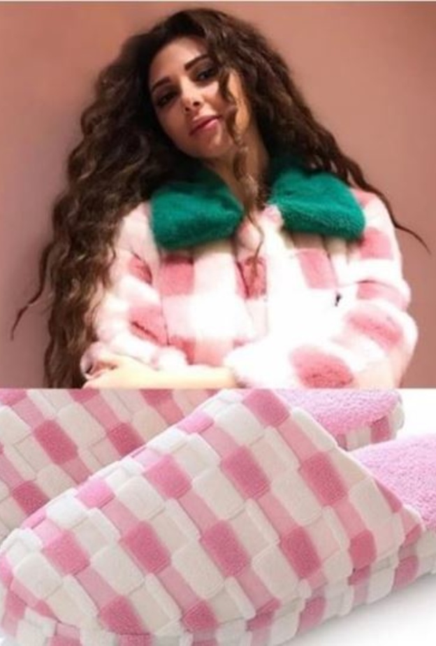 فستان أحلام الزهري