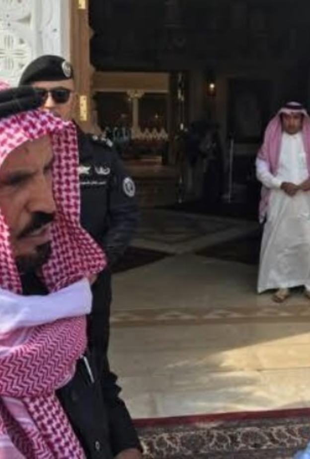 العبري وحديث ودي مع الملك سلمان.
