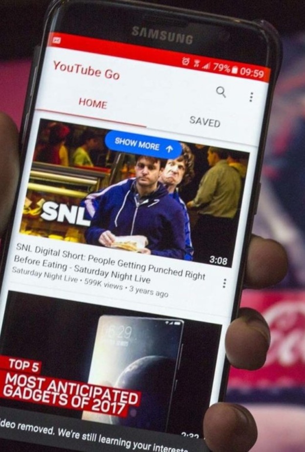 جوجل يطلق تطبيق يوتيوب جو لمواجهة بطء الإنترنت