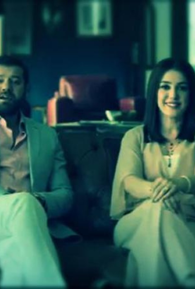 عمرو يوسف وكندة علوش في إعلان تليفزيوني