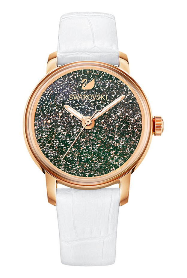 ساعة Crystalline Hours Watch النسائية واللافتة