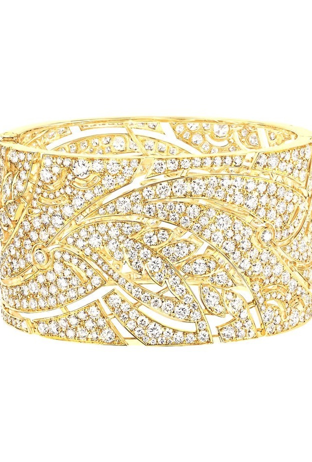 اسوارة Les Blés de CHANEL مع الماس والياقوت الأصفر