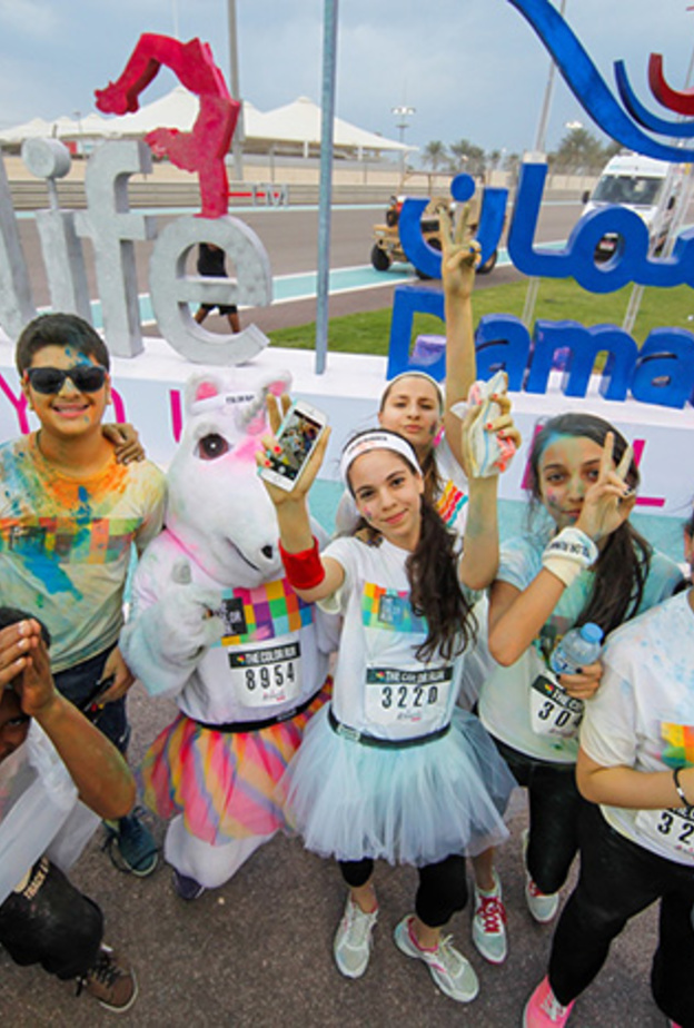 "سباق الألوان" .. أسعد 5 كيلومترات في العالم