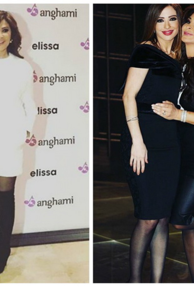 إليسا مع وفاء الكيلاني