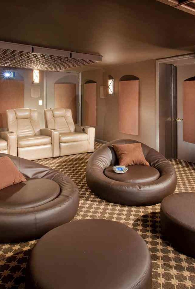 أشكال من الكنب المريح لاستخدماه في السينما المنزلية