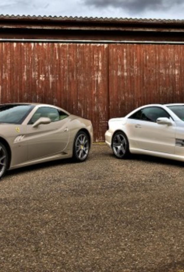 أغلى حادث بين فيراري و مرسيدس