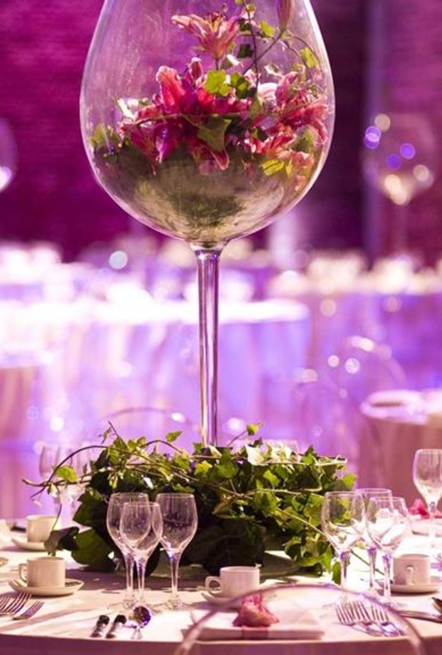 أفكار جميلة لتزيين طاولات حفل الزفاف