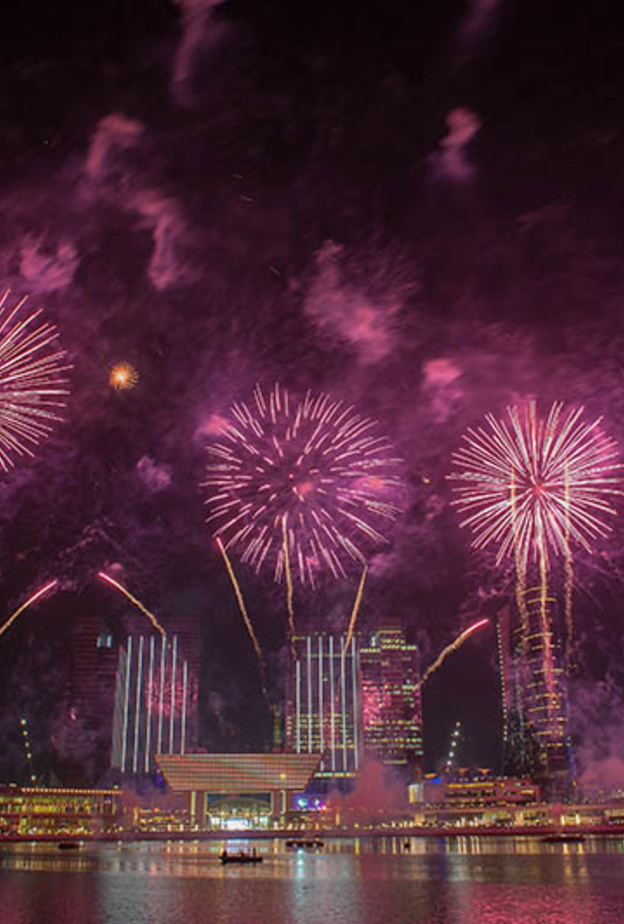 حفلة مجانية متميزة خلال رأس السنة الميلادية في العاصمة الإماراتية أبوظبي