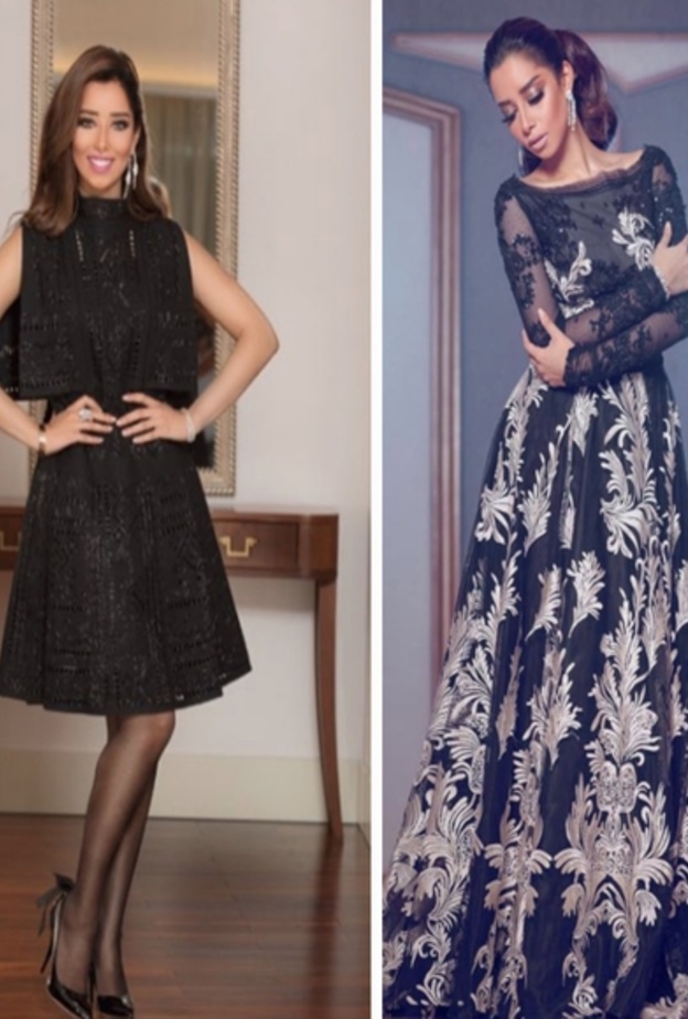 أناقة بلقيس فتحي في فساتين السهرة باللون الأسود