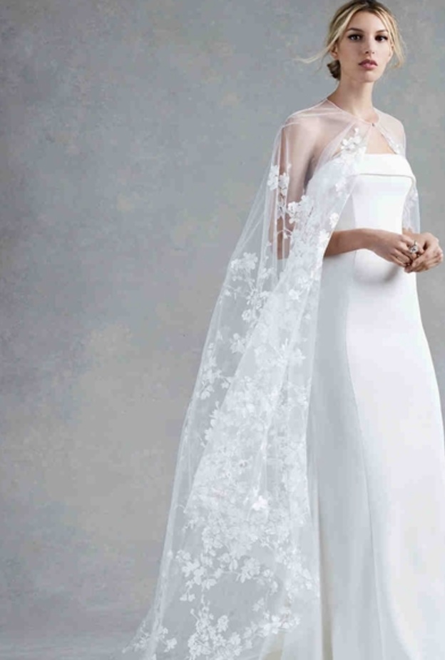 اجمل فساتين الزفاف بالكاب من مجموعة Oscar De La Renta لخريف 2017