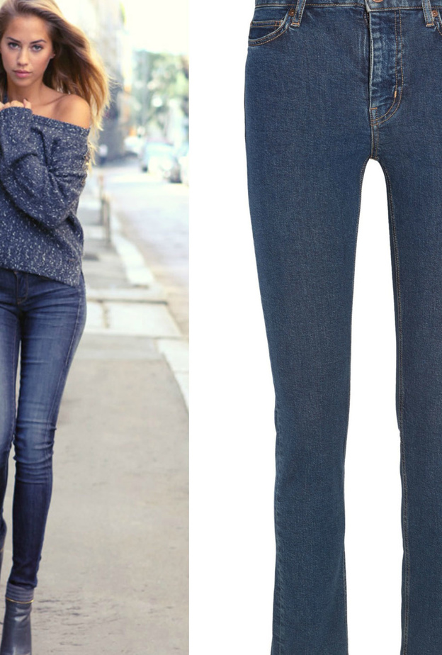 اختاري بنطلون الجينز بالقصة الملائمة لك لاطلاة أكثر نحافة