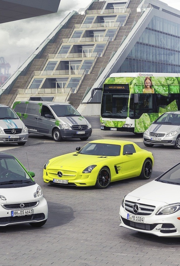 اسطول جديد من سيارات مرسيدس الكهربائية