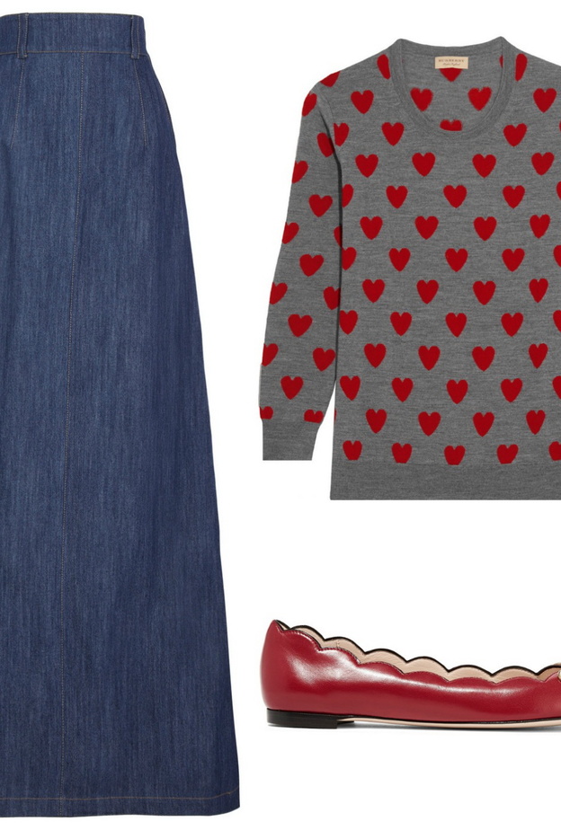 اطلالة للمحجبات الجامعيات بالتنورة الماكسي