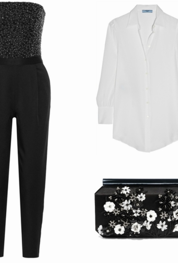 اطلالة للمحجبات في جمبسوت أسود من اليس وأوليفيا