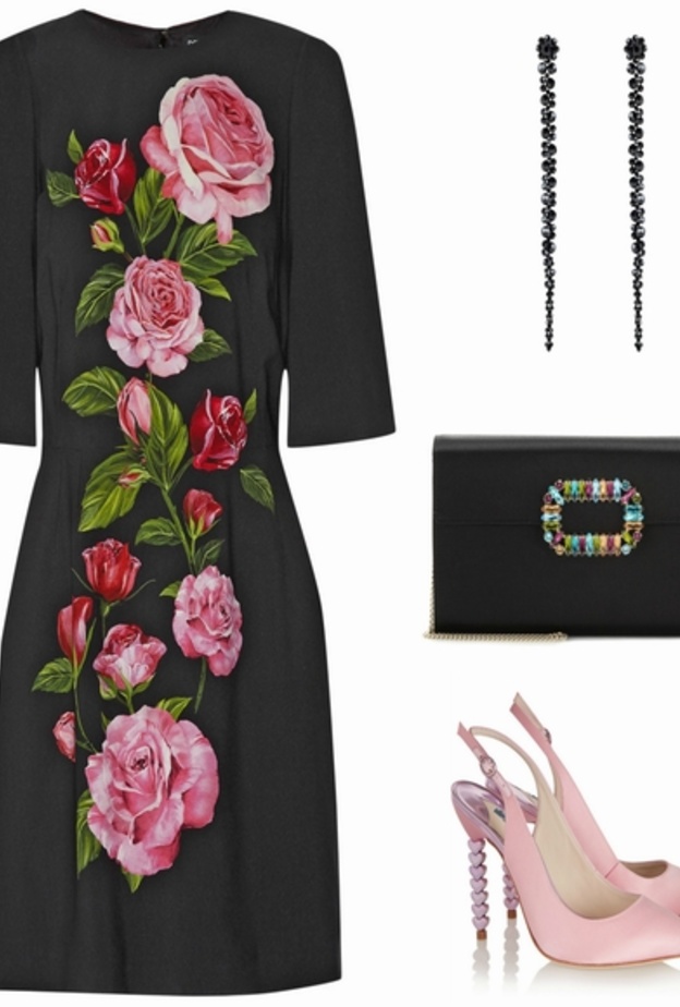 اطلالة مميزة في الفستان القصير من دولتشي غابانا