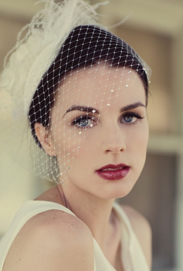 اكسسوار راس للعروس الرومانسية