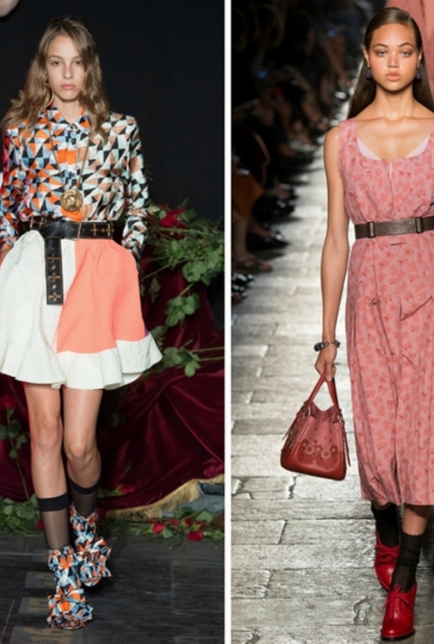 الأحزمة على الخصر كما رأيناها لدى كل من دسكوارد، بوتيغا فينيتا، وفوستو بوغليزي