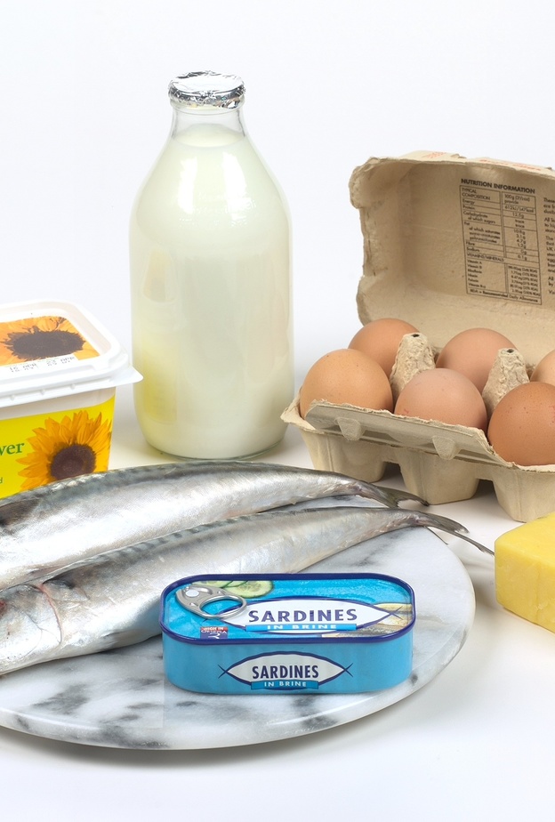 الأغذية التي تحتوي فيتامين د