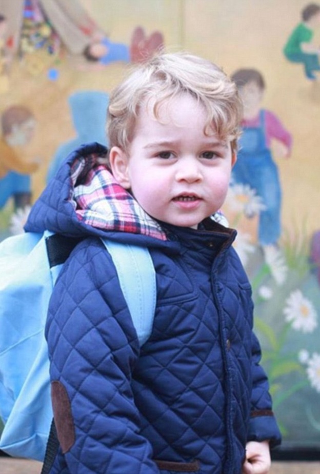 الأمير جورج يدخل نفس مدرسة والده وعمه