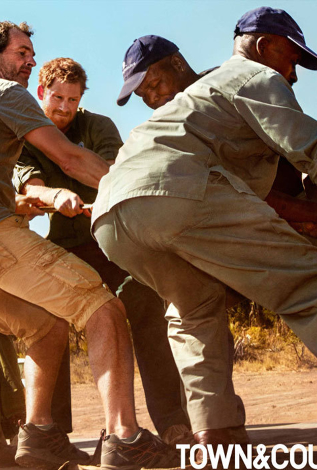 الأمير هاري زار أفريقيا لأول مرة بعد وفاة الأميرة ديانا