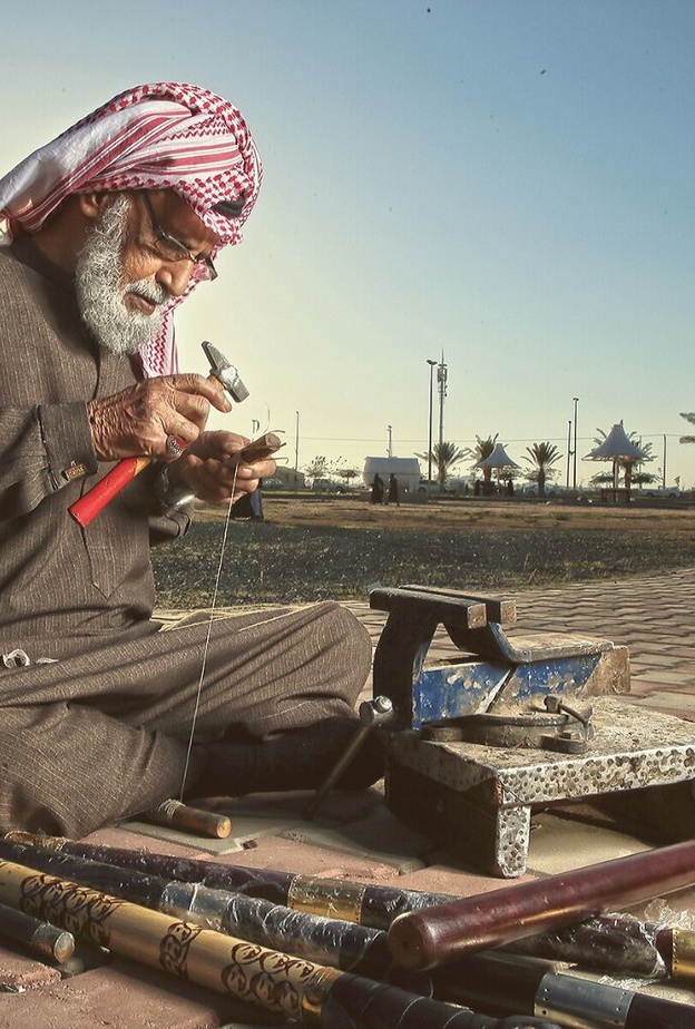 الحرفيين في سوق عكاظ