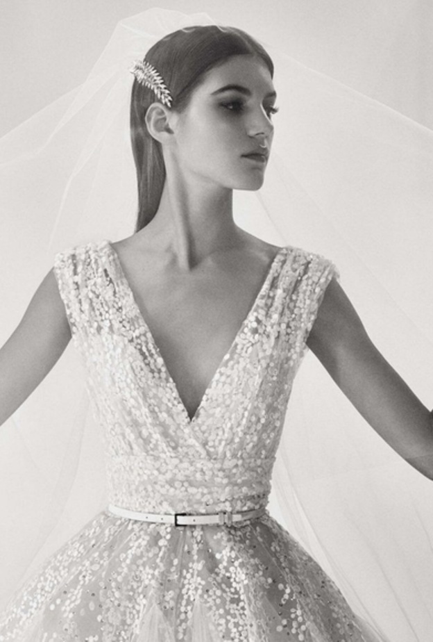 Temperley London طرحة طويلة من