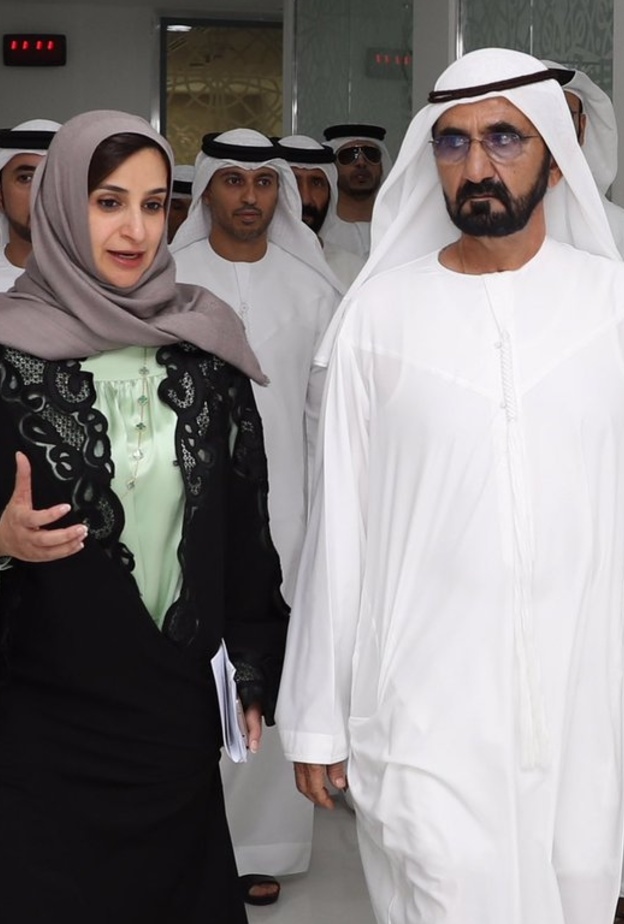 الشيخ محمد بن راشد و جميله المهيري