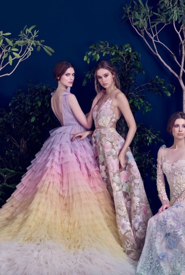 فستان مرهف للخطوبة من مجموعة حمدة الفهيم