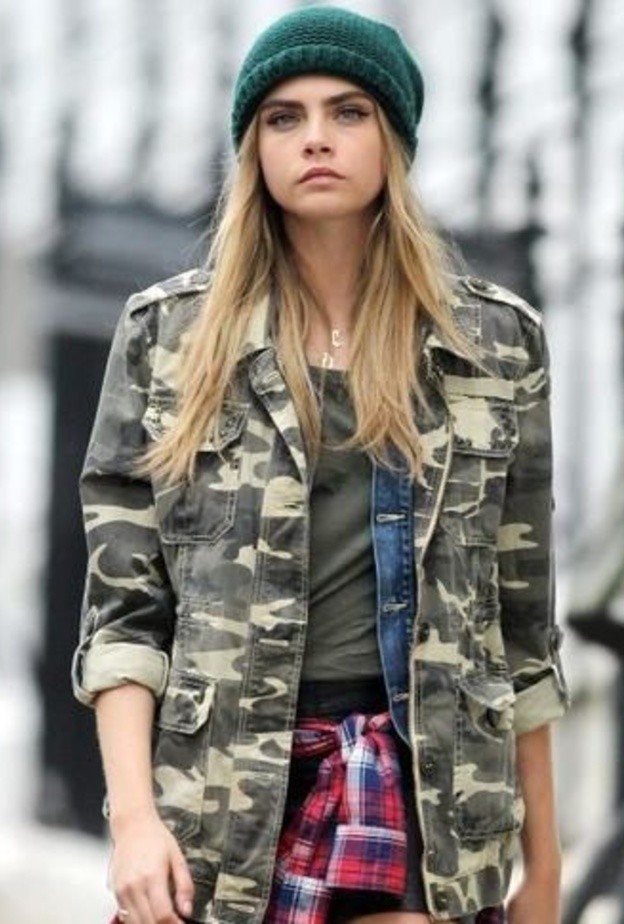 الجاكيت العسكري المموه مناسب لستايل عسكري كاجوال